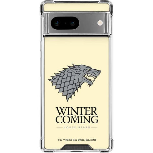 Game of Thrones: House Stark Sigil Google Pixel 8 Clear Case